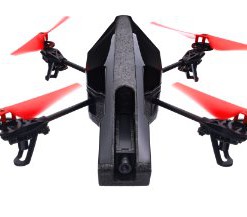 Parrot-ARDrone-20-Power-Edition-Quadricopter-2-HD-Batteries-36-minutes-of-flying-time-Red-0